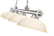 Billiard Z-Lite 2306-4BN-DMO14 Brushed Nickel Cordon 4 Light Billiard Z-Lite