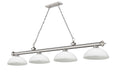 Billiard Z-Lite 2306-4BN-DMO14 Brushed Nickel Cordon 4 Light Billiard Z-Lite