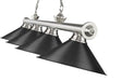 Billiard Z-Lite 2306-4BN-MB15 Brushed Nickel Cordon 4 Light Billiard Z-Lite