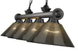 Billiard Z-Lite 2306-4BP-ARS Bronze Plate Cordon 4 Light Billiard Z-Lite