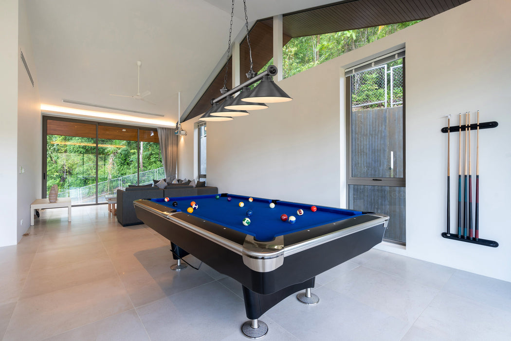 Billiard Z-Lite 2306-4BP-BP15 Bronze Plate Cordon 4 Light Billiard Z-Lite