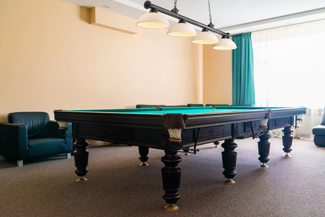 Billiard Z-Lite 2306-4BP-DMO14 Bronze Plate Cordon 4 Light Billiard Z-Lite