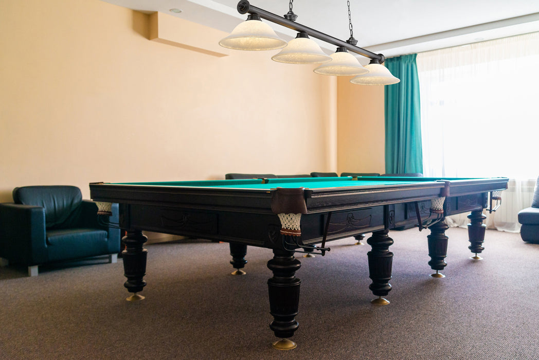 Billiard Z-Lite 2306-4BP-WM16 Bronze Plate Cordon 4 Light Billiard Z-Lite