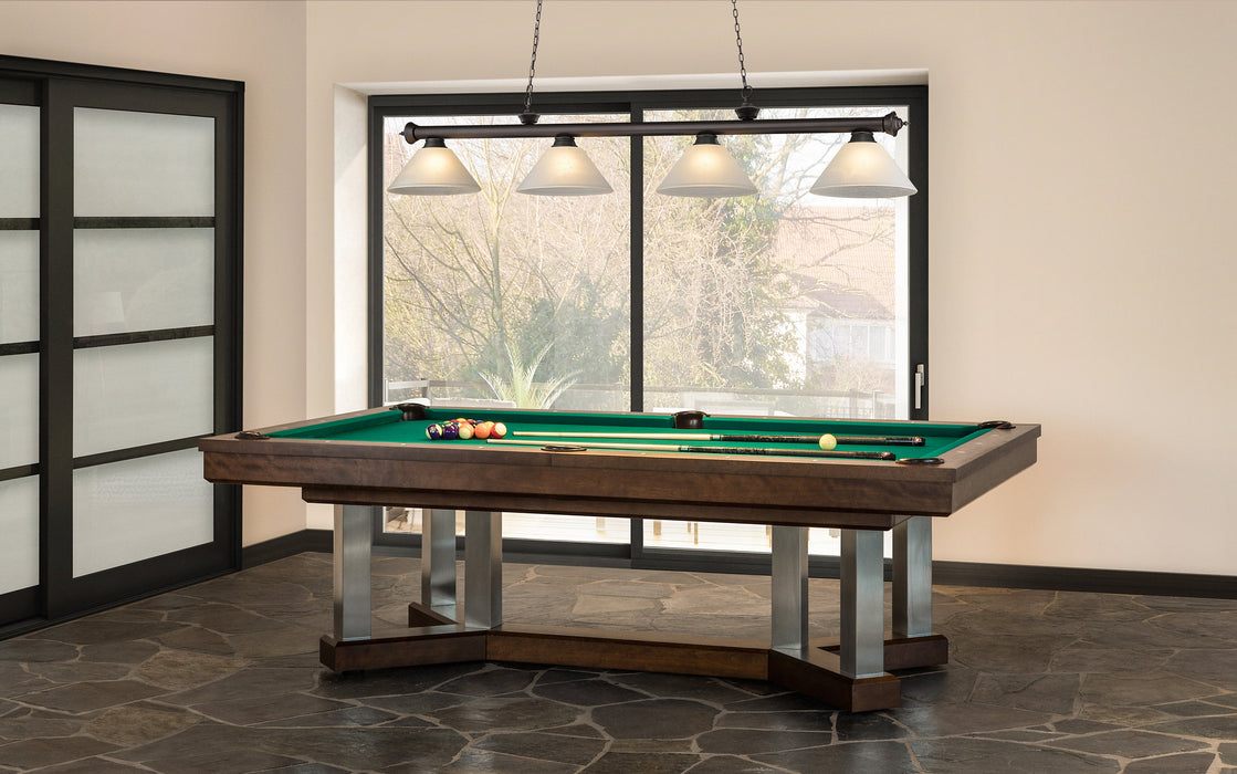 Billiard Z-Lite 2306-4BRZ-AWL14 Bronze Cordon 4 Light Billiard Z-Lite