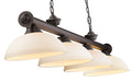 Billiard Z-Lite 2306-4BRZ-DMO14 Bronze Cordon 4 Light Billiard Z-Lite
