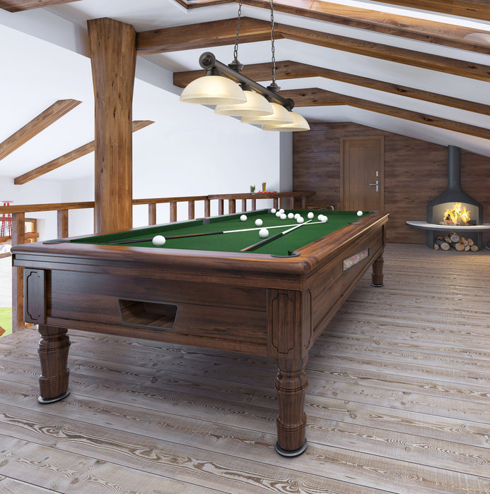 Billiard Z-Lite 2306-4BRZ-DWL14 Bronze Cordon 4 Light Billiard Z-Lite