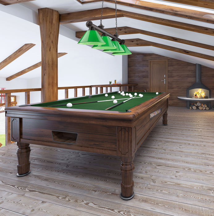 Billiard Z-Lite 2306-4BRZ-PGR Bronze Cordon 4 Light Billiard Z-Lite