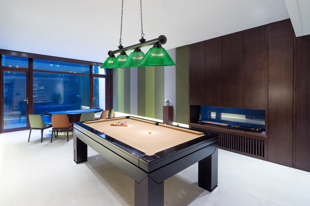 Billiard Z-Lite 2306-4MB-ARG Matte Black Cordon 4 Light Billiard Z-Lite