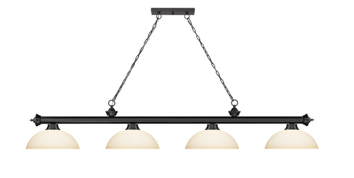 Billiard Z-Lite 2306-4MB-DMO14 Matte Black Cordon 4 Light Billiard Z-Lite
