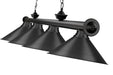 Billiard Z-Lite 2306-4MB-MB15 Matte Black Cordon 4 Light Billiard Z-Lite