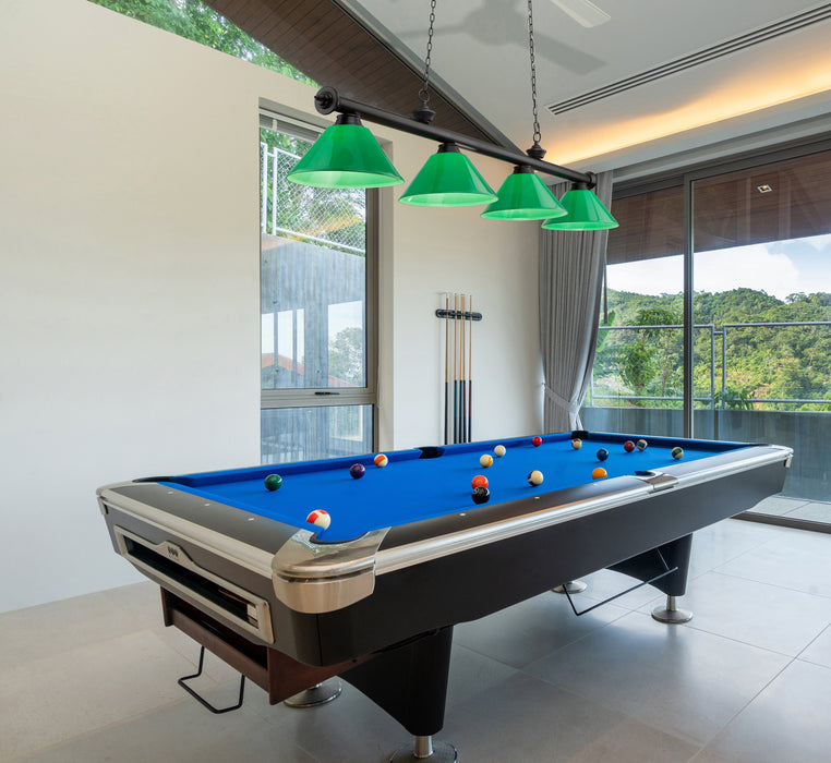 Billiard Z-Lite 2306-4MB-PGR Matte Black Cordon 4 Light Billiard Z-Lite