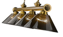 Billiard Z-Lite 2306-4RB-ARS Rubbed Brass Cordon 4 Light Billiard Z-Lite