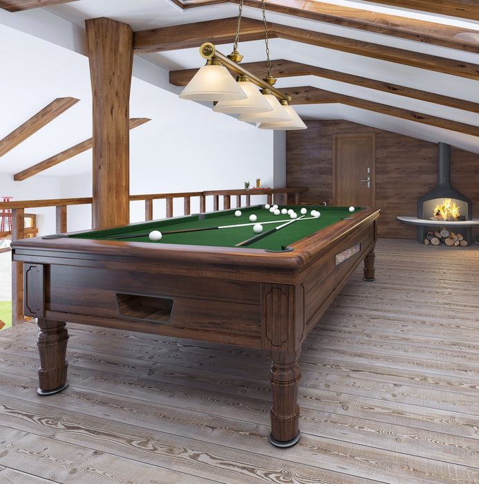 Billiard Z-Lite 2306-4RB-AWL14 Rubbed Brass Cordon 4 Light Billiard Z-Lite