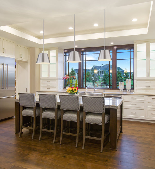 Pendant Z-Lite 2307-12BN Brushed Nickel Lilly 1 Light Pendant Z-Lite