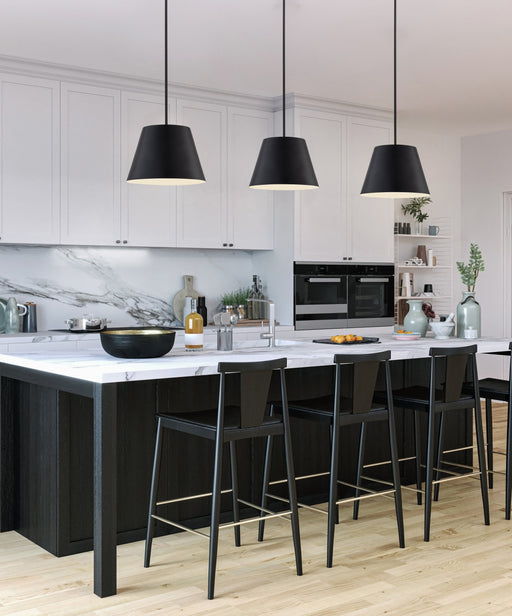 Pendant Z-Lite 2307-18MB Matte Black Lilly 1 Light Pendant Z-Lite