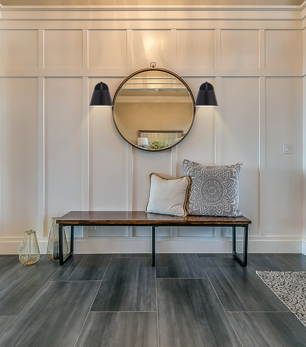 Wall Sconce Z-Lite 2307-1S-MB Matte Black Lilly 1 Light Wall Sconce Z-Lite