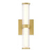 Eurofase 47123-014 Fayton 14" Matte Gold LED Outdoor Wall Light