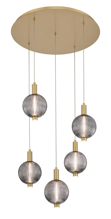 Eurofase 47208-018 Palmas 24" Gold LED Chandelier