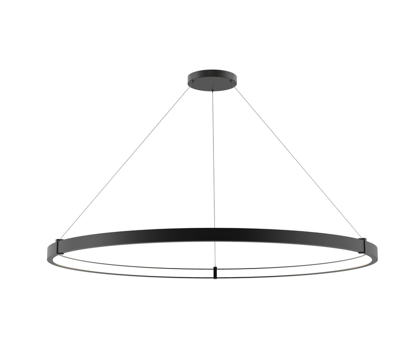 Eurofase 38136-016 Mucci 60" Matte Black LED Chandelier