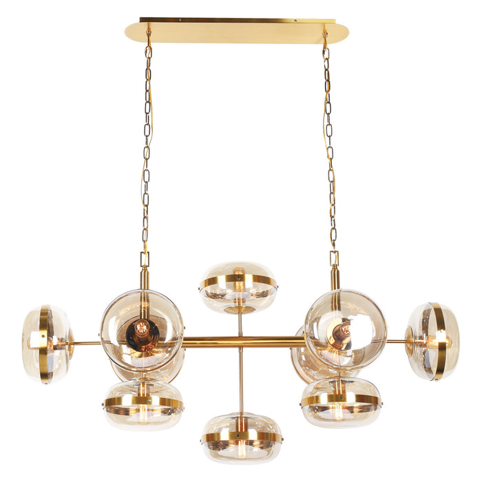 Eurofase 37089-016 Nottingham 54" Antique Brass Chandelier
