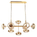 Eurofase 37089-016 Nottingham 54" Antique Brass Chandelier