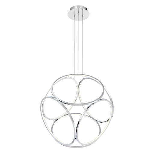 Eurofase 37102-012 Glenview 24" Chrome LED Pendant Light