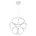 Eurofase 37102-012 Glenview 24" Chrome LED Pendant Light