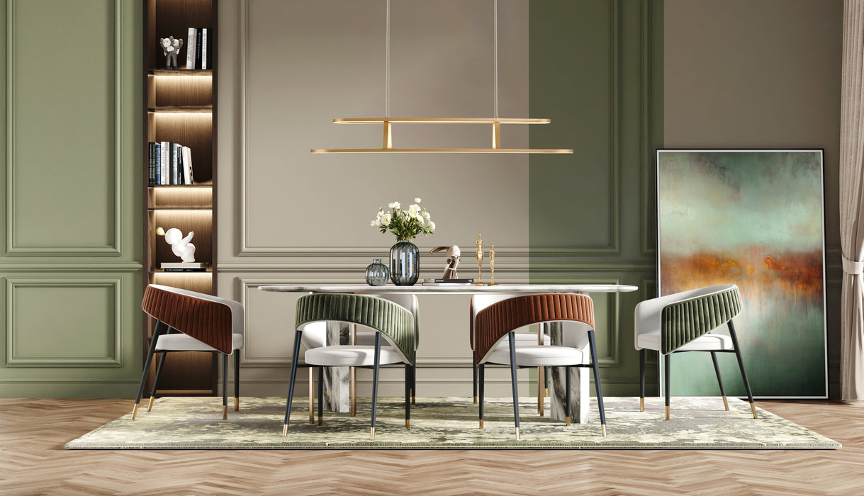 Eurofase 43877-027 Cadoux 44" Matte Gold LED Chandelier