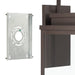 Exterior Wall Sconce Thesis 207752A Hillside 31 inch 3 light Dark Bronze Exterior Wall Sconce with Clear Glass THESIS
