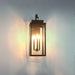 Exterior Wall Sconce Thesis 207752A Hillside 31 inch 3 light Dark Bronze Exterior Wall Sconce with Clear Glass THESIS