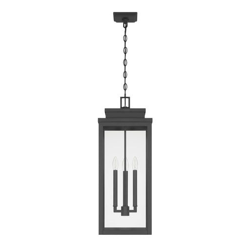 Exterior Pendant Light Thesis 207748A Hillside 11 inch 3 light Textured Black Exterior Pendant Light with Clear Glass THESIS