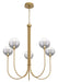 Eurofase 48922-029 Iissa 34" Gold LED Chandelier