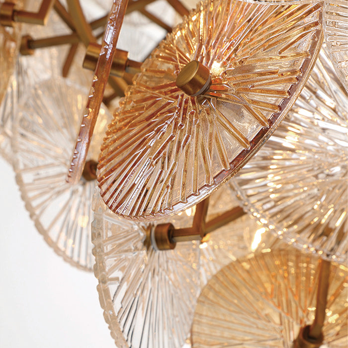 Eurofase 44574-017 Sue-Anne 45" Matte Gold Chandelier