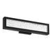 Vanity Light Thesis 207701A Courtney 18 inch Textured Black 5CCT LED Vanity Light with Clear Water Glass THESIS