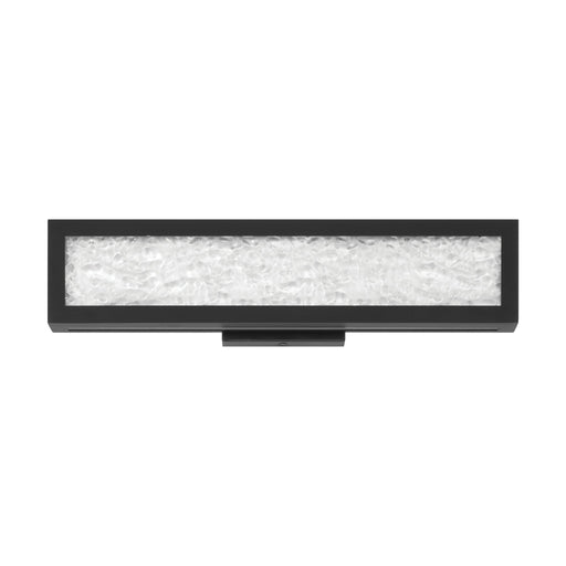 Vanity Light Thesis 207701A Courtney 18 inch Textured Black 5CCT LED Vanity Light with Clear Water Glass THESIS