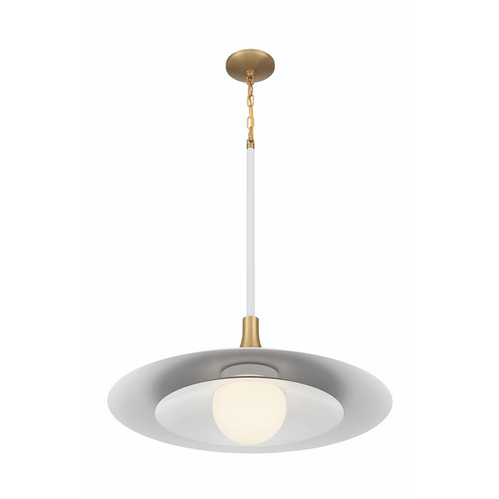 Eurofase 46785-015 Welsh 30" Matte White LED Pendant Light