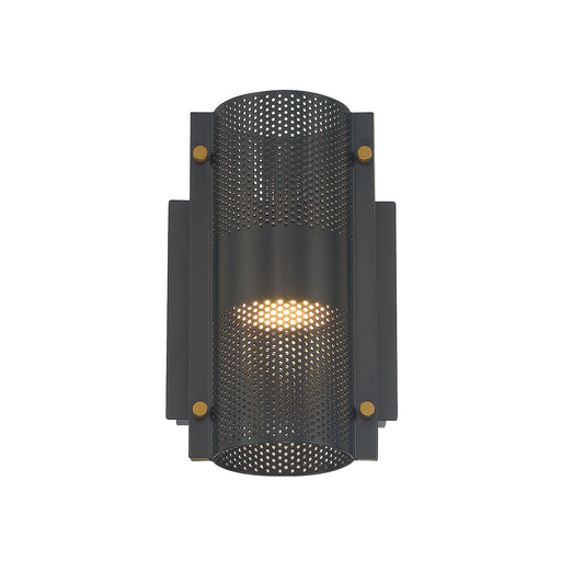 Eurofase 46459-015 Westcliffe 8" Gold-Black Mix LED Outdoor Wall Light