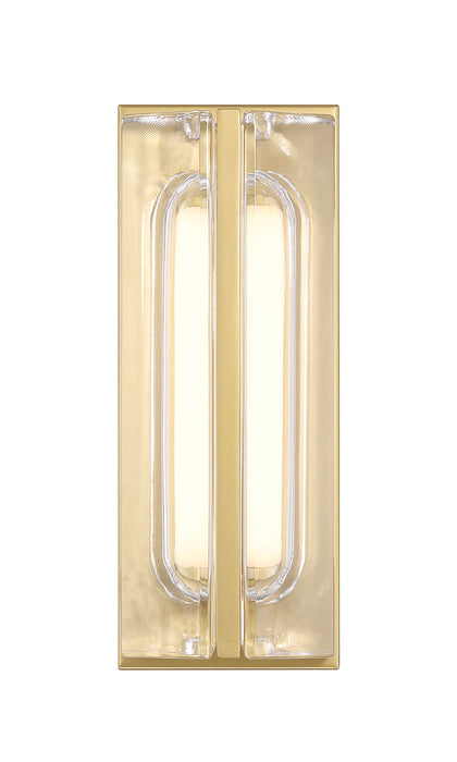 Eurofase 49022-018 Langferd 12" Gold LED Outdoor Wall Light