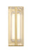 Eurofase 49022-018 Langferd 12" Gold LED Outdoor Wall Light
