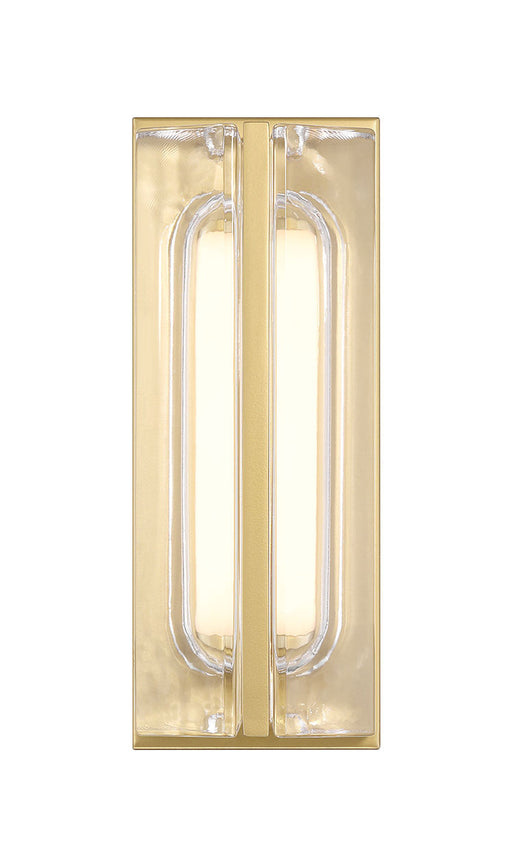 Eurofase 49022-018 Langferd 12" Gold LED Outdoor Wall Light