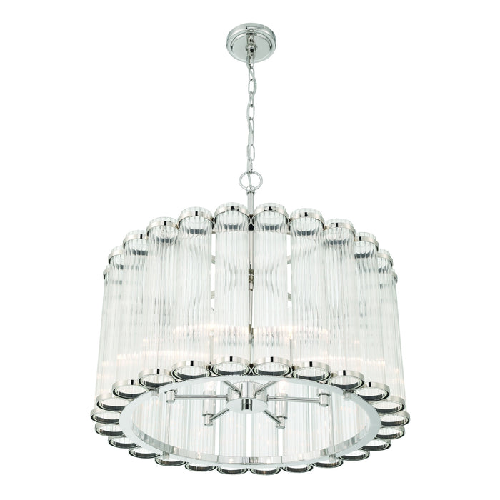Eurofase 47239-029 Glasbury 24" Polished Nickel Chandelier