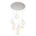 Eurofase 47191-020 Palmas 30" Polished Nickel LED Chandelier