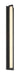 Eurofase 50110-018 Hy50 40" Sand Black LED Outdoor Wall Light