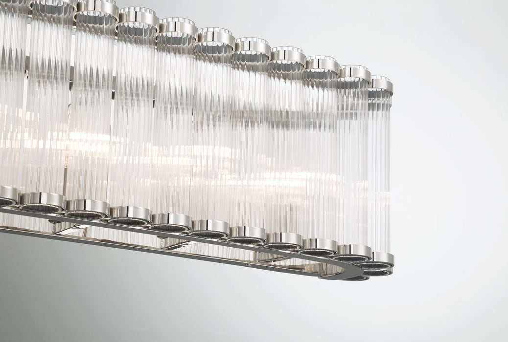 Eurofase 50043-026 Glasbury 32" Polished Nickel Vanity Light