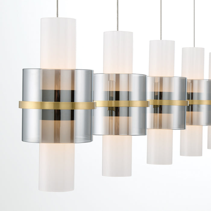 Eurofase 45595-011 Rola 42" Gold LED Chandelier