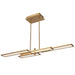 Eurofase 37062-026 Bayswater 46" Matte Gold LED Chandelier
