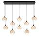 Eurofase 48933-032 Iissa 47" Matte Black LED Chandelier
