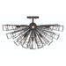 Eurofase 46762-016 Dendelio 30" Matte Black Chandelier