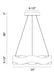 Eurofase 31783-024 Vaughan 24" Silver-Black Mix LED Pendant Light