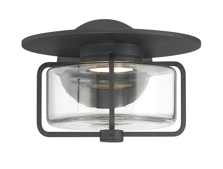 Eurofase 49907-018 Florin 7" Sand Black LED Outdoor Wall Light